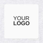 Etikett mit mittelquadratischem Eisen (Design 2)