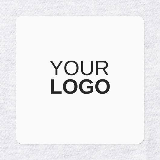 Etikett mit mittelquadratischem Eisen (Design 2)