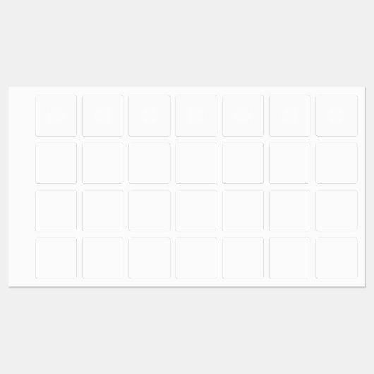 Etikett mit mittelquadratischem Eisen (Blatt)