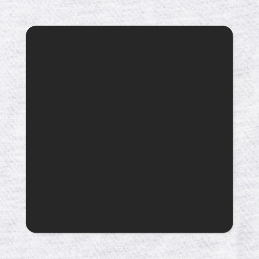 Etikett mit mittelquadratischem Eisen (Design 1)