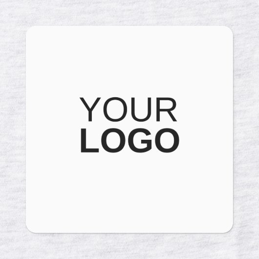 Etikett mit mittelquadratischem Eisen (Design 1)