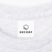 Etikett mit mittelquadratischem Eisen (Befestigt)