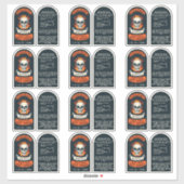 Etikett mit scharfer Soße (Blatt)