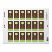 ETIKETT:: Monogramm2 2P Adressaufkleber (Vorne)