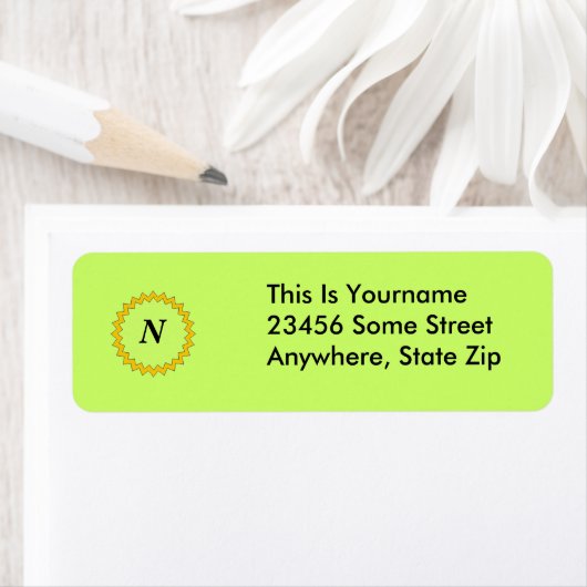 Etikett, Rückgabe - Monogramm (Insitu)