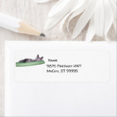 Etikett - Rückgabe - Russisches Blue Kitten (Insitu)