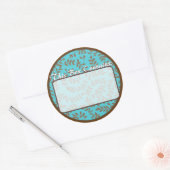 Etikett Runder Aufkleber (Umschlag)