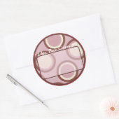 Etikett Runder Aufkleber (Umschlag)