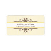 ETIKETT-SIEGEL:: Göttlich 6L Adressaufkleber (Vorne)