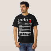 Etikett "Soda Nutrition Facts" T-Shirt (Vorne ganz)