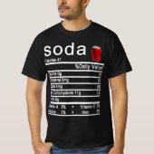 Etikett "Soda Nutrition Facts" T-Shirt (Vorderseite)