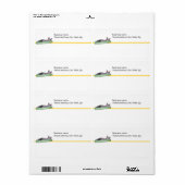 Etikett - Versand - Lazy Cat (Vorne)