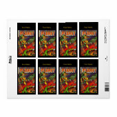 Etikett Vintage Retro-Comic Buchabdeckung (Vorne)