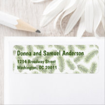 Etikett zum Feiertag mit Fotokarte - Tor