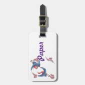 Etikette Gepäckanhänger (Vorderseite vertikal)