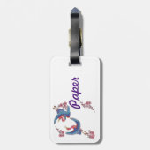 Etikette Gepäckanhänger (Rückseite vertikal)