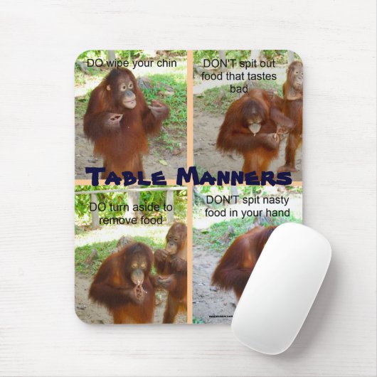 Etikette und Arten für wild lebende Tiere oder Mousepad (Mit Mouse)