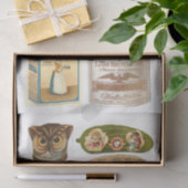 Etiketten 19 10x15 Vintage Lebensmitteldekoupage Seidenpapier (Geschenk)