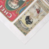 Etiketten 20 10x15 Vintage Lebensmitteldekoupage Seidenpapier (Ausschnitt)