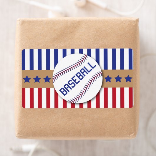 Etiketten für Baseball-Wasserflaschen (Insitu)