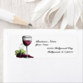 Etiketten für die Anschrift von Weintrauben (Insitu)