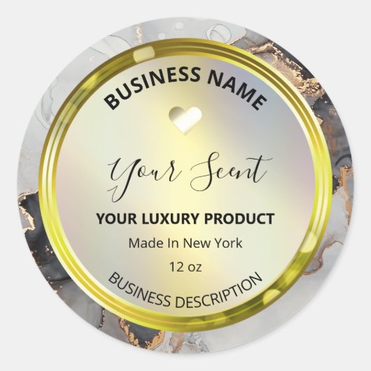 Etiketten für die Butterverpackung mit schwarzem T Runder Aufkleber (Vorderseite)