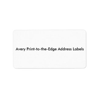 Etiketten für die Print-to-the-Edge-Adresse Adressaufkleber