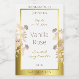 Etiketten für die Produktverpackung in Weiß- und G