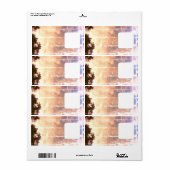 ETIKETTEN FÜR DIE VERBRINGUNG COOLER ÖKO STILN (Vorne)