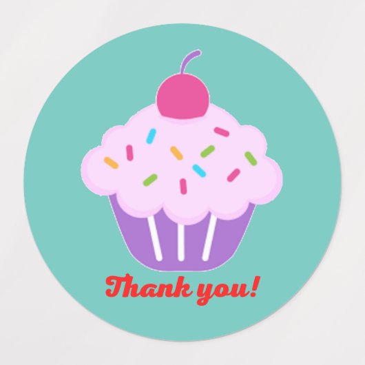 Etiketten für die Verpackung von Kuchen oder Süßig (Design 1)