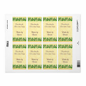 Etiketten für gezüchtete Olive Leaf Garland (Vorne)