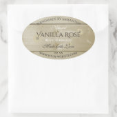 Etiketten für Holzkörner, Etiketten und Etiketten Ovaler Aufkleber (Tasche)