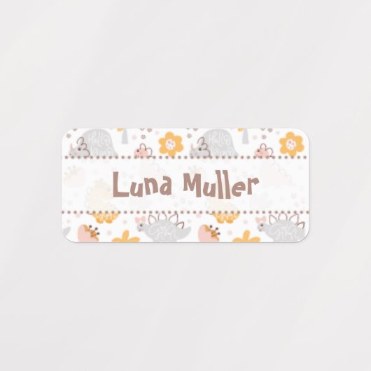 ETIKETTEN FÜR KINDER Thema (Design 1)