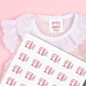 Etiketten für kundenspezifische Nähbekleidung