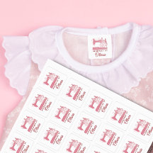 Etiketten für kundenspezifische Nähbekleidung