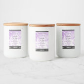 Etiketten für Lila Glitzer von Pastel mit Diamante (Flaschen)