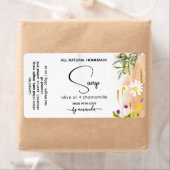 Etiketten für Olivenöl und Kamillenseife (Insitu)