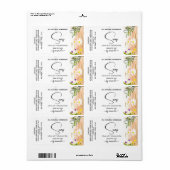 Etiketten für Olivenöl und Kamillenseife (Vorne)