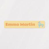 Etiketten für Pens - Roller Disco Gelb (Design 1)