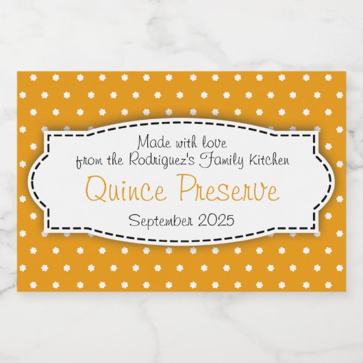 Etiketten für Polka-Blume (Einzelnes Label)