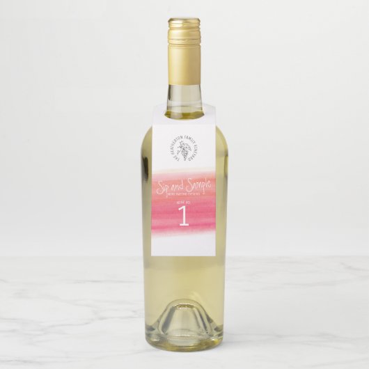 Etiketten für Rotwein Flaschenanhänger (Auf Flasche)