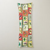 Etiketten für Vintage Konserven von Gemüse Seitenschläferkissen (Rückseite (Vertikal))