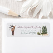 Etiketten für Wasserfarbenwald (Insitu)