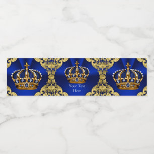 Etiketten für Wasserflaschen für Prinz-Baby-Party