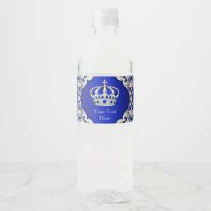 Etiketten für Wasserflaschen zur Prinzen-Baby-Part