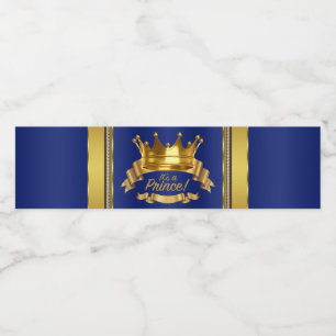 Etiketten für Wasserflaschen zur Prinzen-Baby-Part