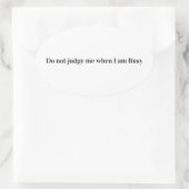 ETIKETTEN KUNST UND DESIGN STIL OVALER AUFKLEBER (Tasche)