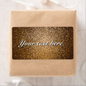 Etiketten mit festlichem goldfarbenem Muster (Insitu)