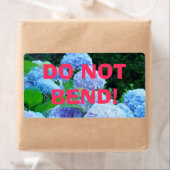 Etiketten NUTZEN! Aufkleber Blue Hydrangeas (Insitu)