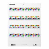 ETIKETTEN - Pop Art EYES (Vorne)